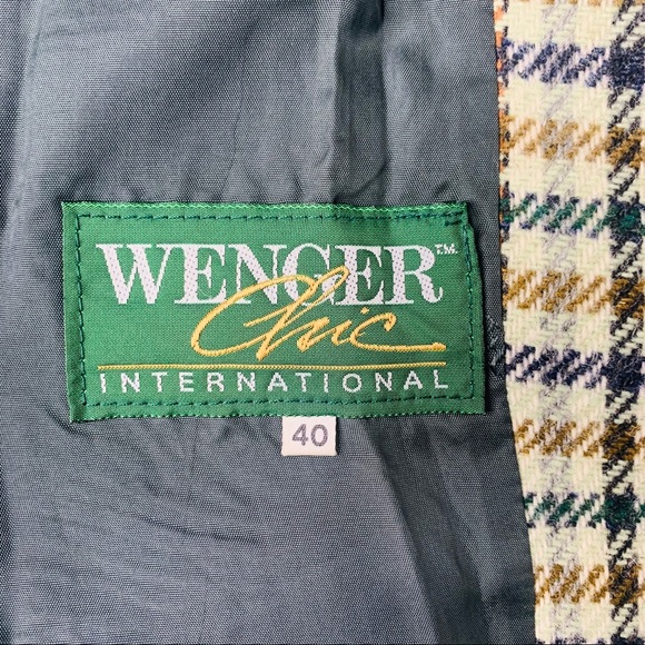 🌱⭐️WENGER Warm thick Oversize wool blazer ⭐️🌱 - Picture 8 of 8